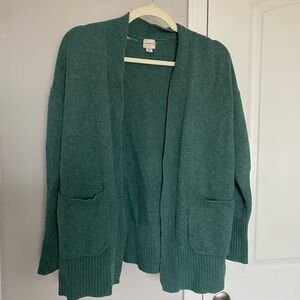 a new day Teal Open-Front Cardigan